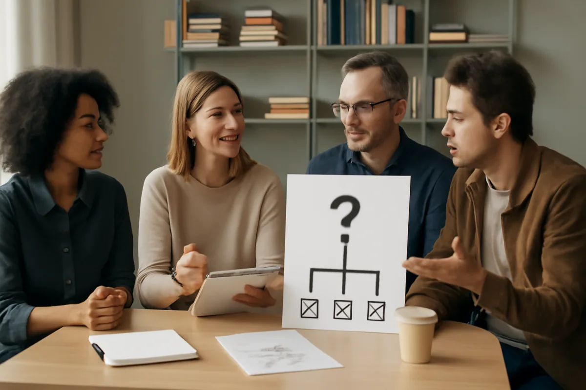 Interviste narrative a più autori: l’organizzazione che semplifica le domande complesse